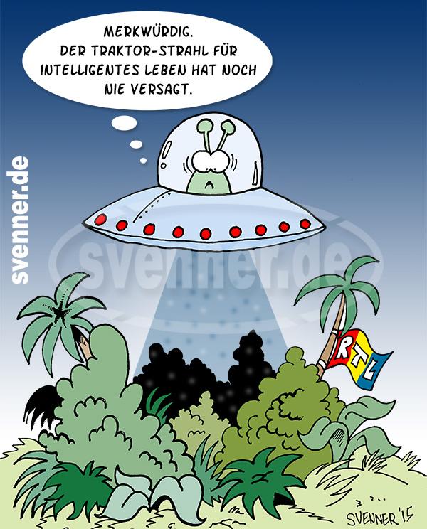 Cartoon Dschungelcamp